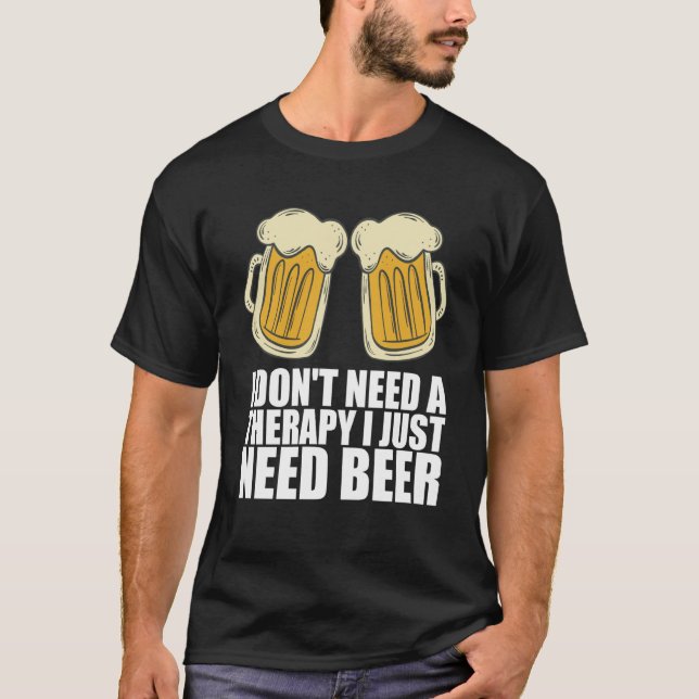 Man cave Craft beer Drunken T-Shirt (Vorderseite)