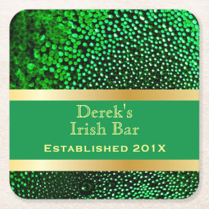 Man Cave Funny Beer Rechteckiger Pappuntersetzer