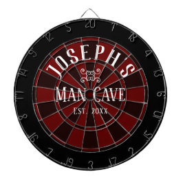 Man Cave Individuelle Name Dartscheibe