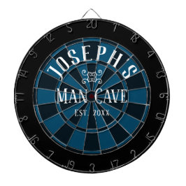 Man Cave Individuelle Name Dartscheibe