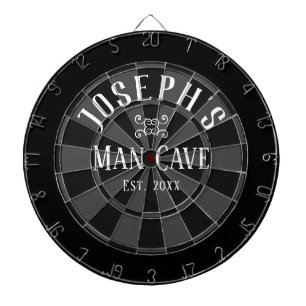Man Cave Individuelle Name Dartscheibe