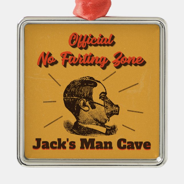 Man Cave Ornament - Keine Farbezone! (Vorne)