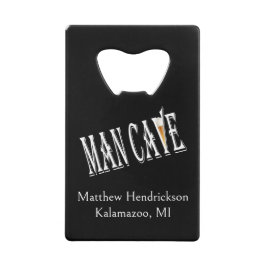 Man Cave Personalisiert Bottle Opener Geldbeutel Flaschenöffner