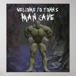 Man Cave Poster