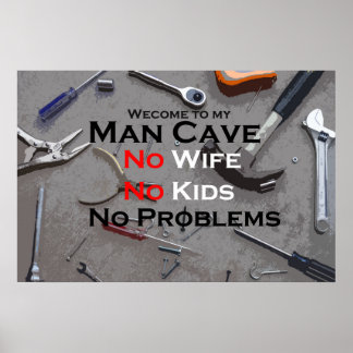 Man Cave Poster