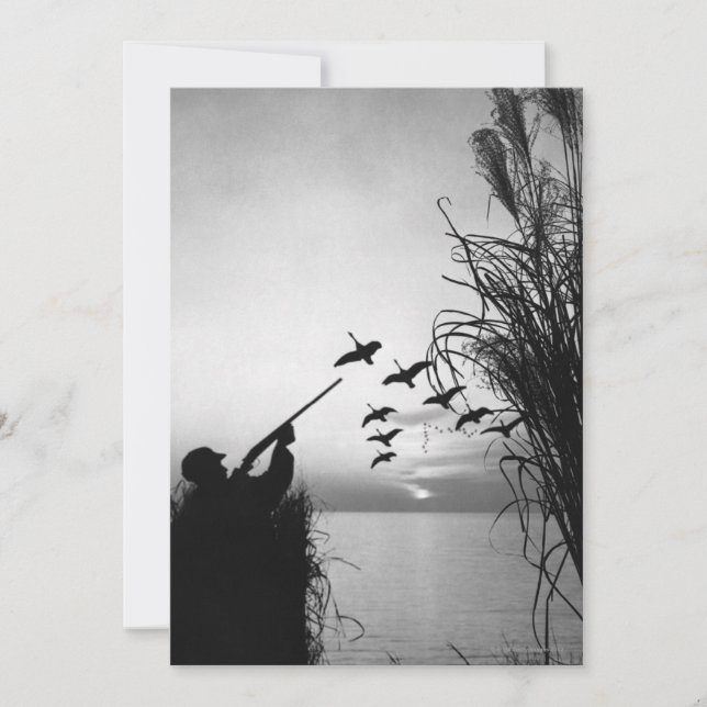 Man Duck Hunting (Vorderseite)