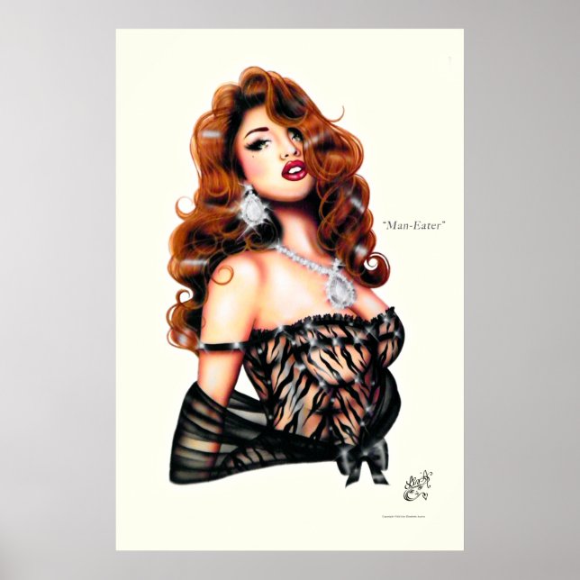 Man Eater von Elizabeth Austin Poster (Vorne)