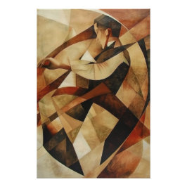 Man Enveloped in Abstraction Poster
