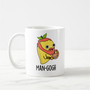 Man-gogh Funny Artist Mango Pun Kaffeetasse