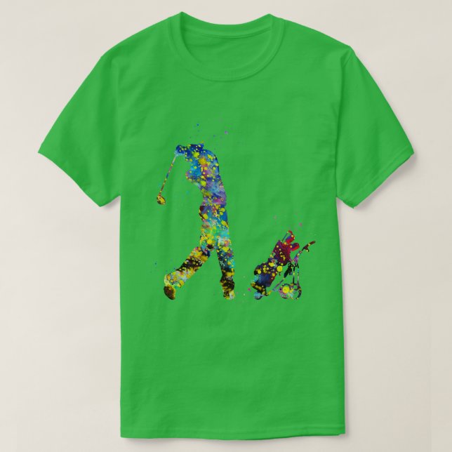 Man Golfer T-Shirt (Design vorne)