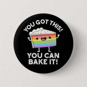 Man Got, dass man es positiv pun dunkel BG backen  Button