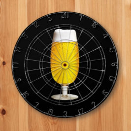 Man Höhle! Bierliebhaber Spaß Zeiten Dartboard Dartscheibe