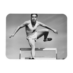 Man Hurdling Magnet