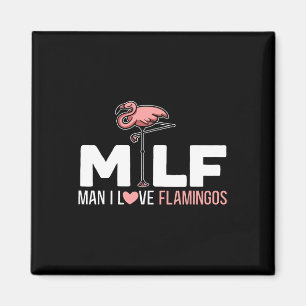 Man I Liebe Flamingos Bird Lover Summer Flamingo Magnet