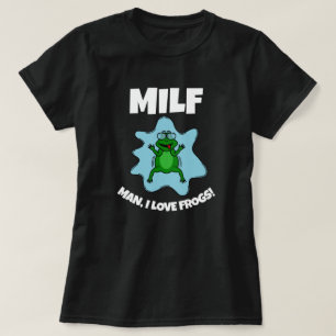 Man I Liebe Frogs - Funny Quote T - Shirt