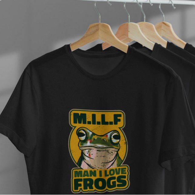 Man I Liebe Frogs T-Shirt (Von Creator hochgeladen)