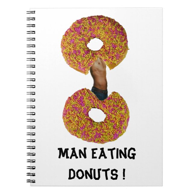 Man isst Donuts ! Notizblock (Vorderseite)