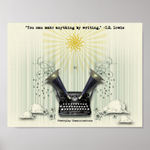 Man kann alles machen, indem man Poster schreibt