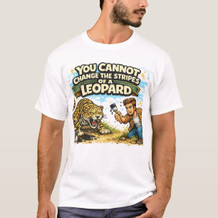 Man kann die Streifen eines Leoparden nicht ändern T-Shirt