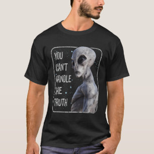 Man kann die wahre graue Alien Roswell Bereich nic T-Shirt