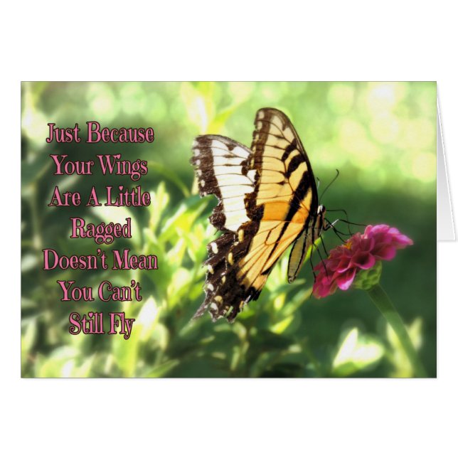 Man kann immer noch Frack-Schmetterling-12x18 flie (Vorderseite (Horizontal))