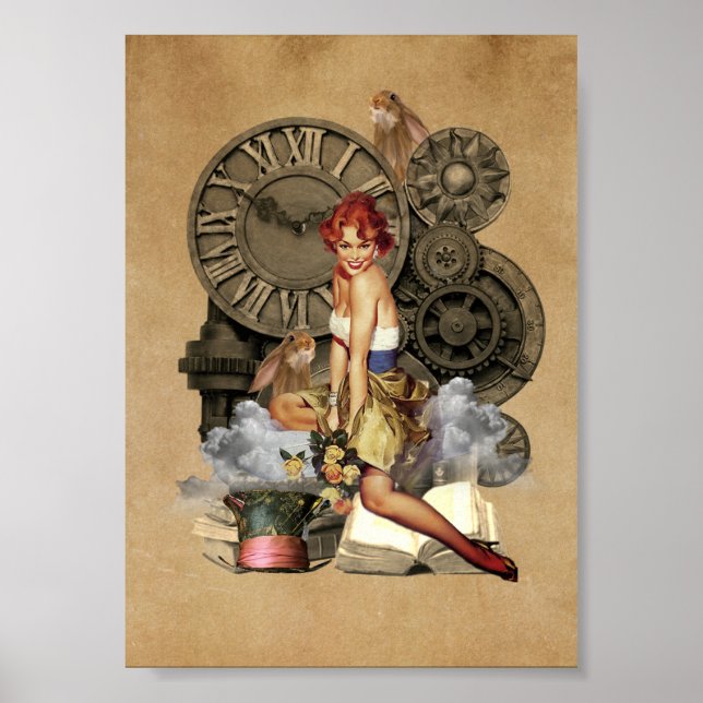 "Man kann keine Zeit töten." Poster (Vorne)