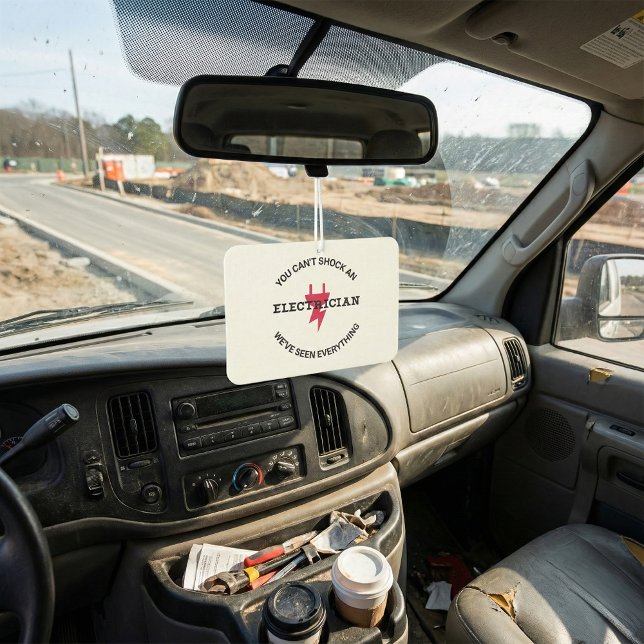 Man kann keinen Elektriker schockieren Autolufterfrischer (Von Creator hochgeladen)