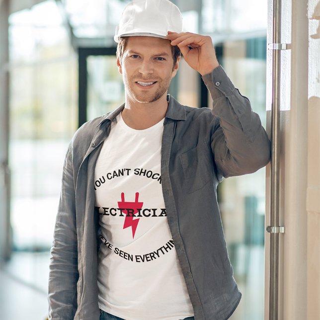 Man kann keinen Elektriker schockieren T-Shirt (Von Creator hochgeladen)