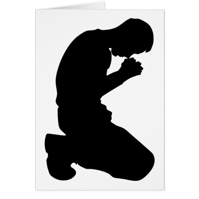 MAN KNELT IN PRAYER (Vorne)
