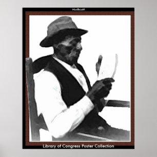 Man liest eine Geschichte Poster