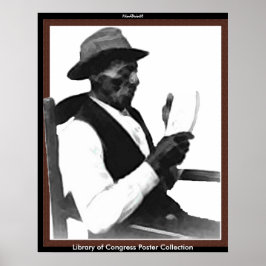 Man liest eine Geschichte Poster