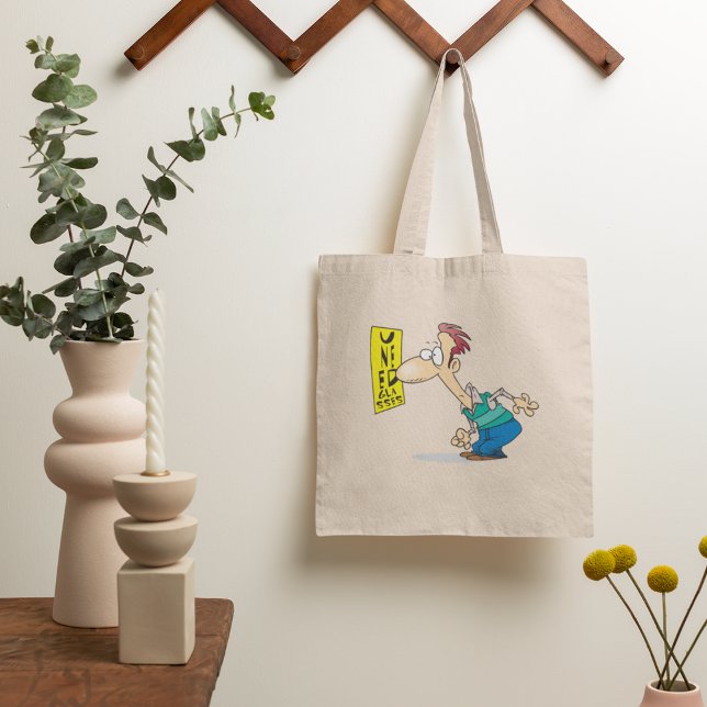 Man liest einen Augendiagrammbeutel Tragetasche (Von Creator hochgeladen)