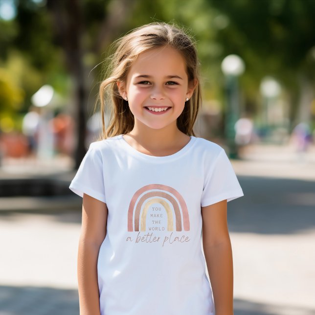 Man macht die Welt zu einem besseren T - Shirt (Empower a special child with this, "You make the world a better place" t-shirt! Matching collection!)