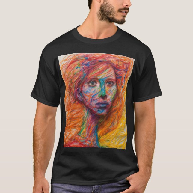 MAN_MANUAL PENCIL ART T - SHIRT (Vorderseite)