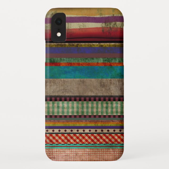Man masculine moderne grungy iPhone Case (Rückseite)