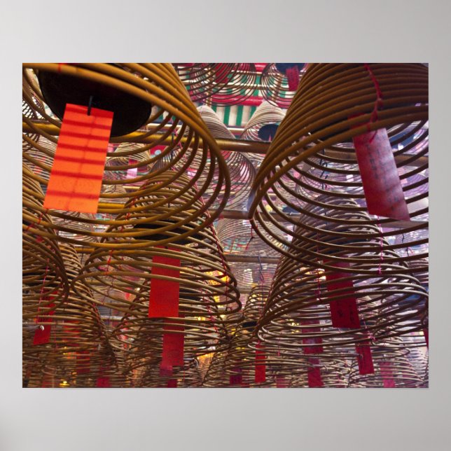 Man Mo buddhistischer Tempel von Hongkong Poster (Vorne)