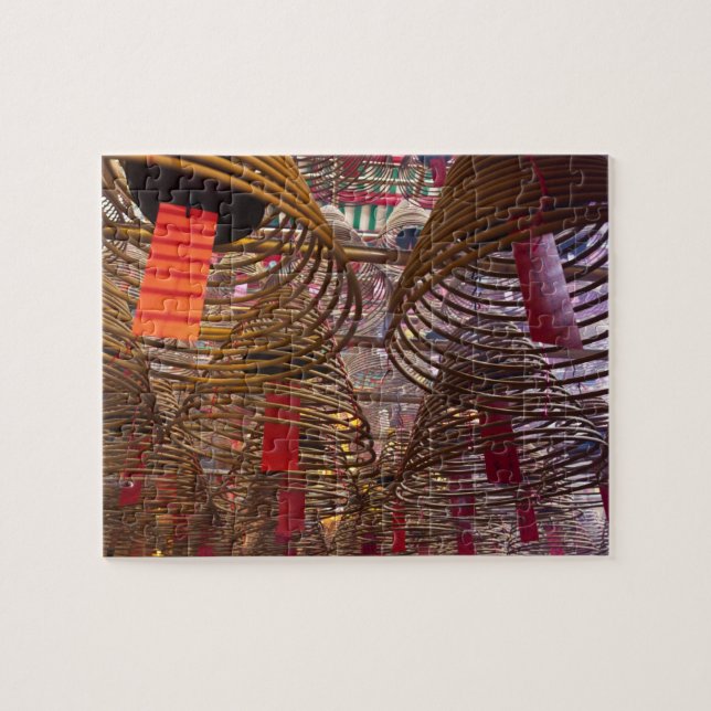 Man Mo buddhistischer Tempel von Hongkong Puzzle (Horizontal)