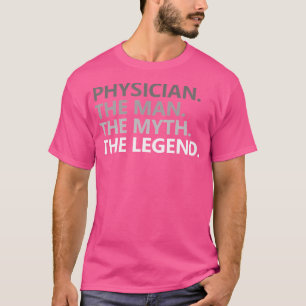 Man Myth Der legendäre Arzt Vater Funny Doctor Vin T-Shirt