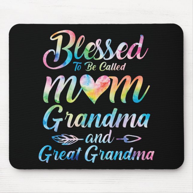 Man nennt sie Mama Oma Große Oma Mutter's Da Mousepad (Vorne)
