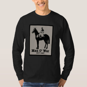 MAN O' WAR Vintage-Rennpferd T-Shirt