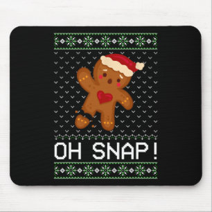 Man Oh schläfst Weihnachtskeks Mousepad