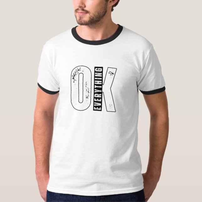 Man ok-Hemd T-Shirt (Vorderseite)