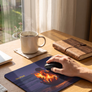 Man On Fire Artwork Gamer Mousepad