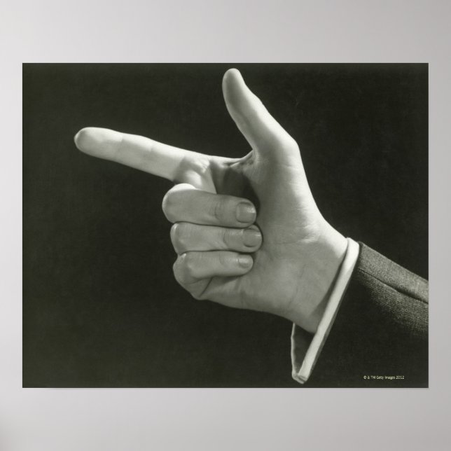 Man Pointing Poster (Vorne)