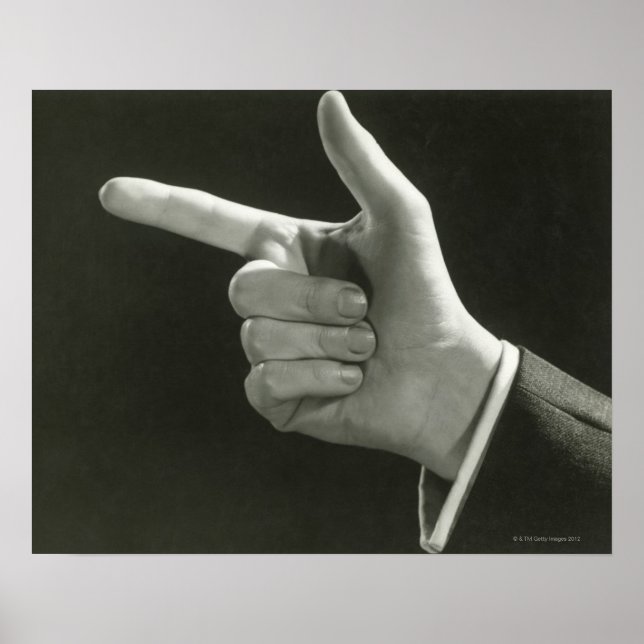 Man Pointing Poster (Vorne)