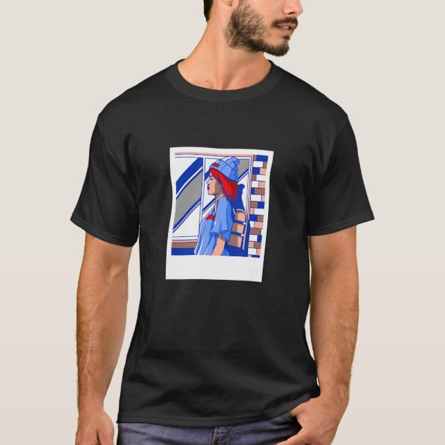 Man Pop Art T-Shirt (Vorderseite)