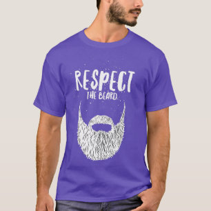 Man Respektiert den Bart lustigen Sprichwort sarka T-Shirt
