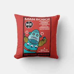 Man Robot the Perfect Man Cushion Kissen