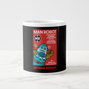 Man Robot the Perfect Man Jumbo-Tasse