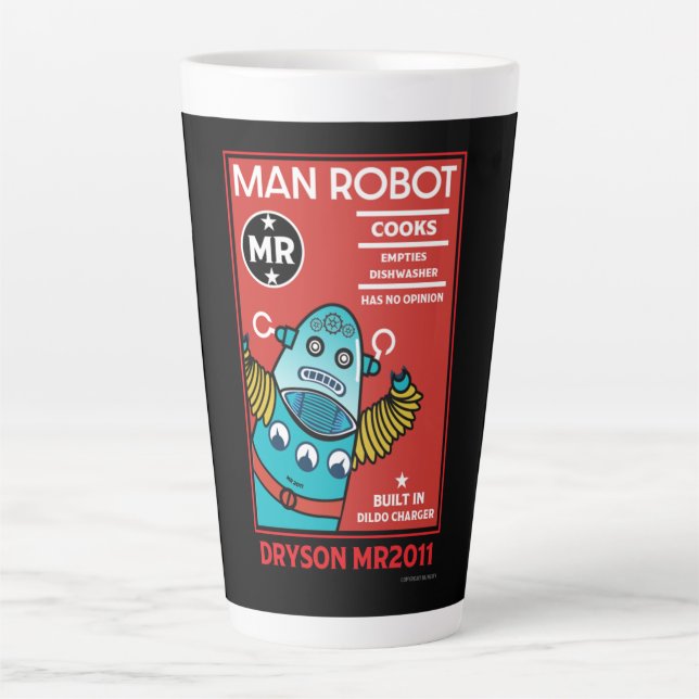 Man Robot the Perfect Man Milchtasse (Vorderseite)